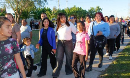 Chimbas: El Barrio Conjunto III ya disfruta de su nueva plaza