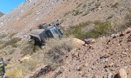 Accidente en la Ruta 7 rumbo a Chile: camión involucrado en Polvaredas
