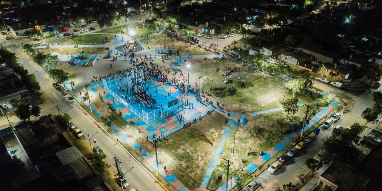 Rawson inaugura la renovada Plaza de los Niños en el Barrio Güemes