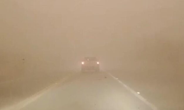 Visibilidad casi nula en la RN 141: Extrema precaución en la Difunta Correa