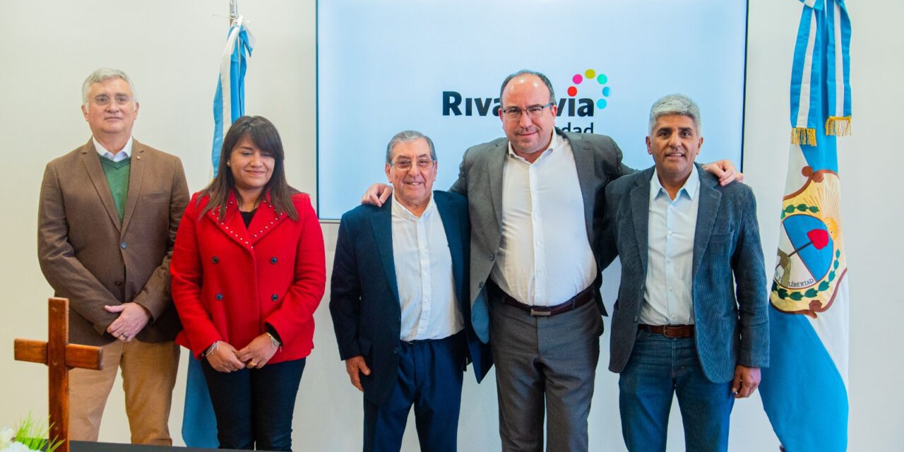 Sergio Miodowsky oficializó a Guido Marello como nuevo secretario de Obras de Rivadavia