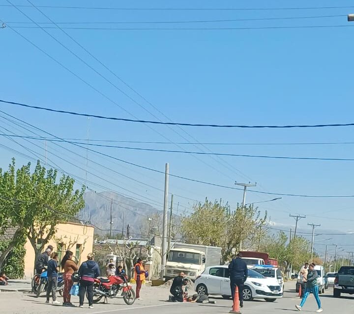 Accidente en La Bebida: Joven motociclista herido