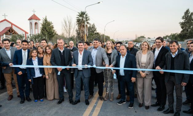 Orrego inauguró la repavimentación de la Ruta 153 en Sarmiento y anunció iluminación en el tramo Cochagual-Pedernal