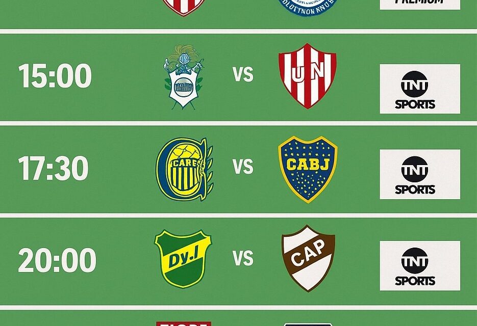 Domingo de fútbol: ¡A disfrutar de la octava fecha del Torneo Clausura!