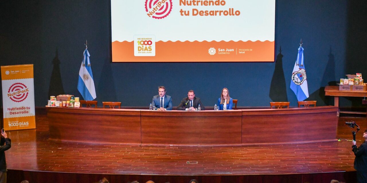 San Juan lanzó una nueva estrategia nutricional para la primera infancia con el Nutripack “Nutriendo tu Desarrollo”