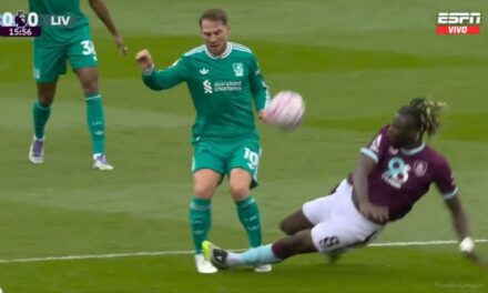 El terrible planchazo que sufrió Alexis Mac Allister