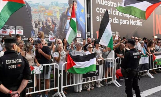 Con el cine a un costado, el apoyo a Palestina ocupa el centro de la escena en el Festival de San Sebastián