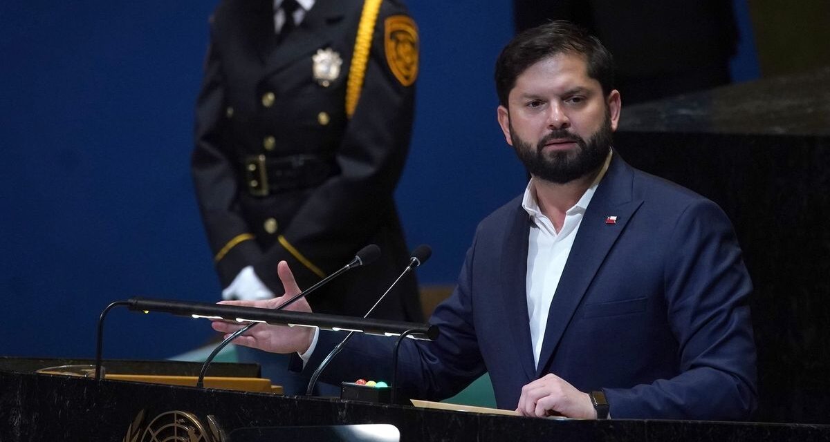 Gabriel Boric pidió ante la ONU que Benjamín Netanyahu enfrente a la justicia por el genocidio en Gaza