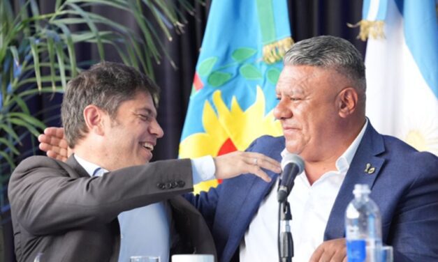 Chiqui Tapia volvió a mostrarse con Axel Kicillof