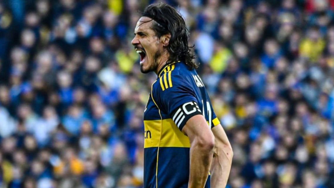 Edinson Cavani volvió a lesionarse y es baja para enfrentar a Central Córdoba