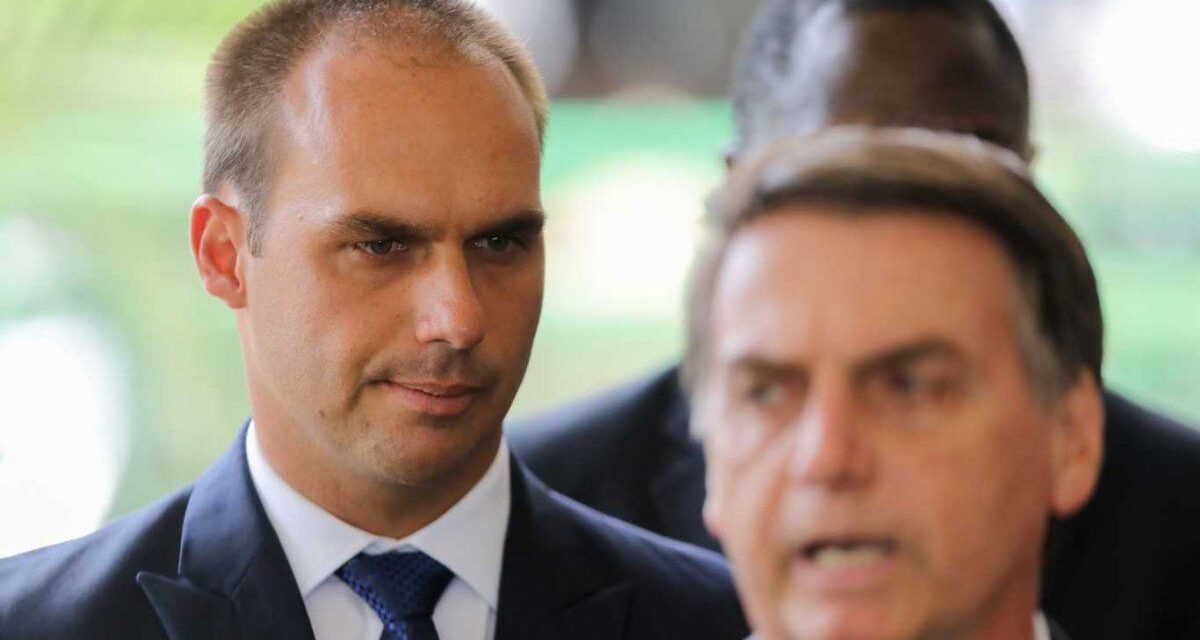 Eduardo Bolsonaro adelantó que si la justicia falla contra su padre, EEUU impondría nuevas sanciones