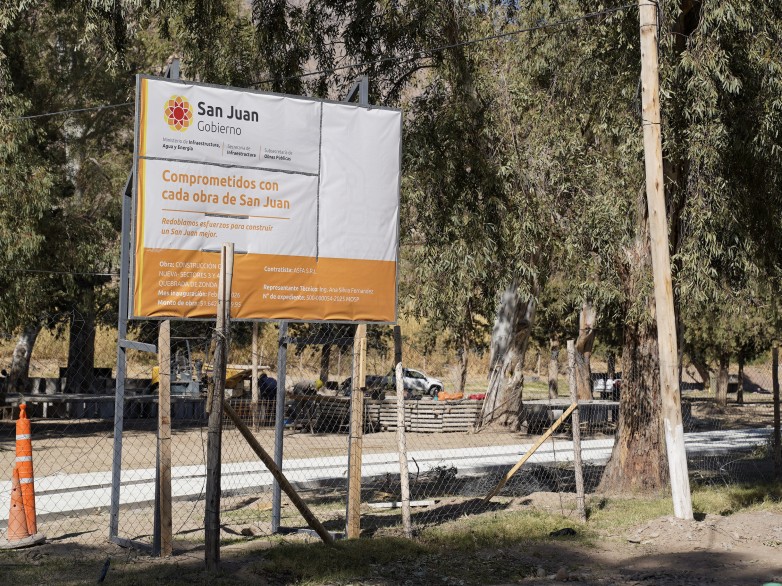Obras en la Quebrada de Zonda suman servicios y atractivos