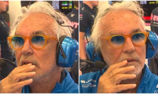 La reacción de Flavio Briatore tras la accidentada Qualy de Alpine