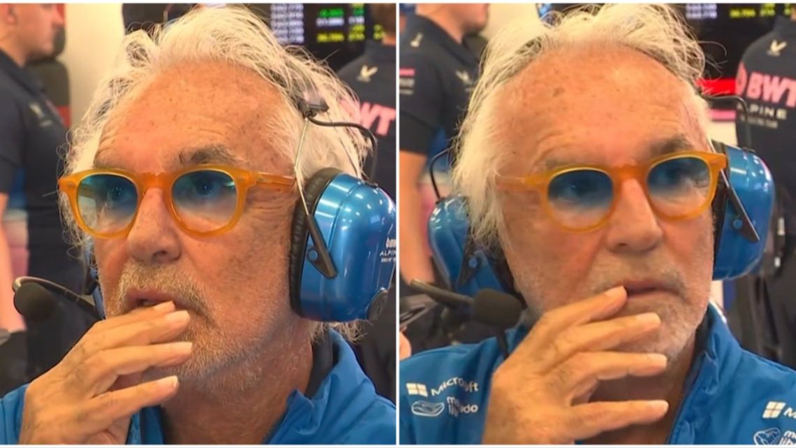 La reacción de Flavio Briatore tras la accidentada Qualy de Alpine