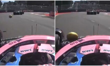 Franco Colapinto protagonizó una anécdota insólita tras ser golpeado por una fruta
