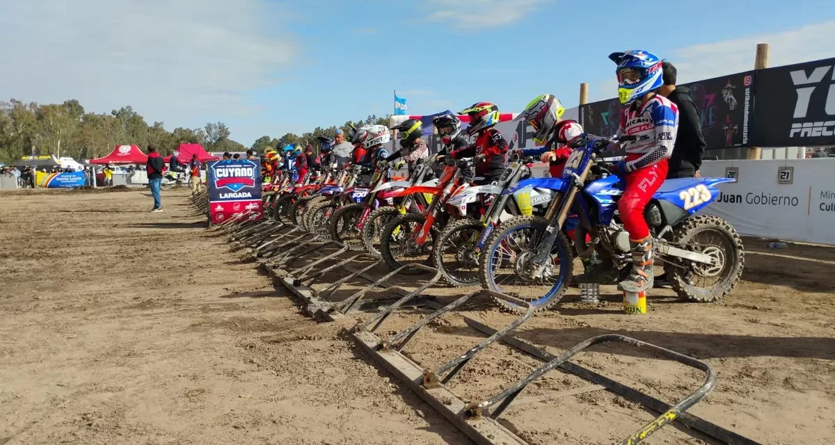 Fiesta del motocross en Santa Lucía: Quinta fecha del Cuyano y arranque del Sanjuanino