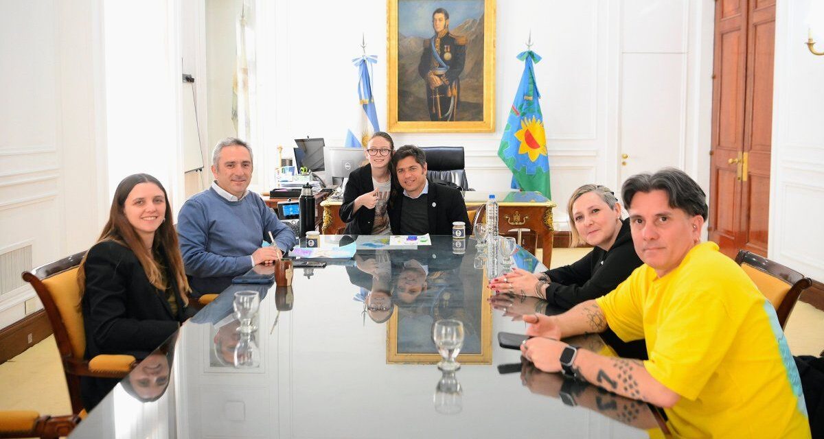Axel Kicillof se reunió con Ian Moche para discutir políticas para el sector de discapacidad en Provincia