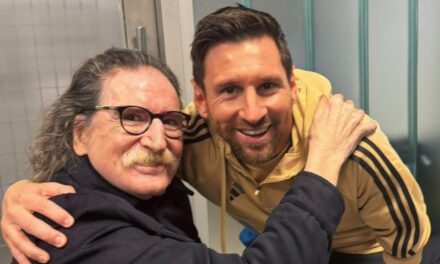 Lionel Messi conoció a Charly García y le dedicó una emotiva publicación en redes sociales