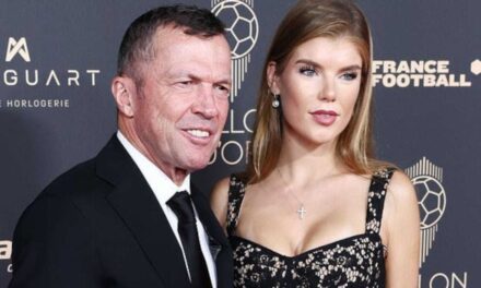 La pareja de Lothar Matthäus es 38 años menor y se robó la atención en la gala del Balón de Oro