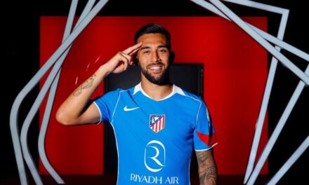 Nico González fue presentado como refuerzo del Atlético Madrid de Diego Simeone