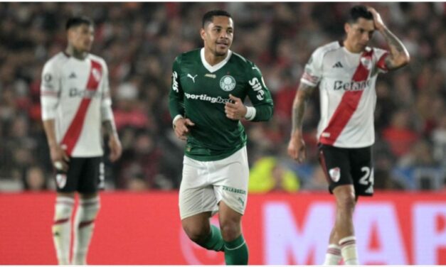 River perdió 2-1 ante Palmeiras y se fue en desventaja de la ida de los cuartos de final de la Copa Libertadores