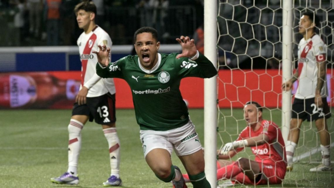 River perdió 3-1 con Palmeiras quedó eliminado de la Copa Libertadores