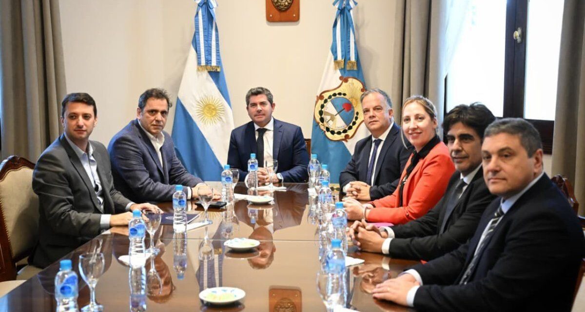 Lisandro Catalán visitó San Juan y mantuvo agenda de trabajo con el gobernador Marcelo Orrego