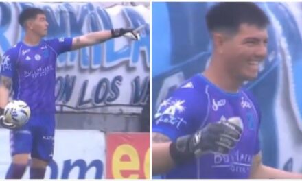 El arquero de San Telmo marcó un golazo de arco a arco y asombró a todo el fútbol argentino