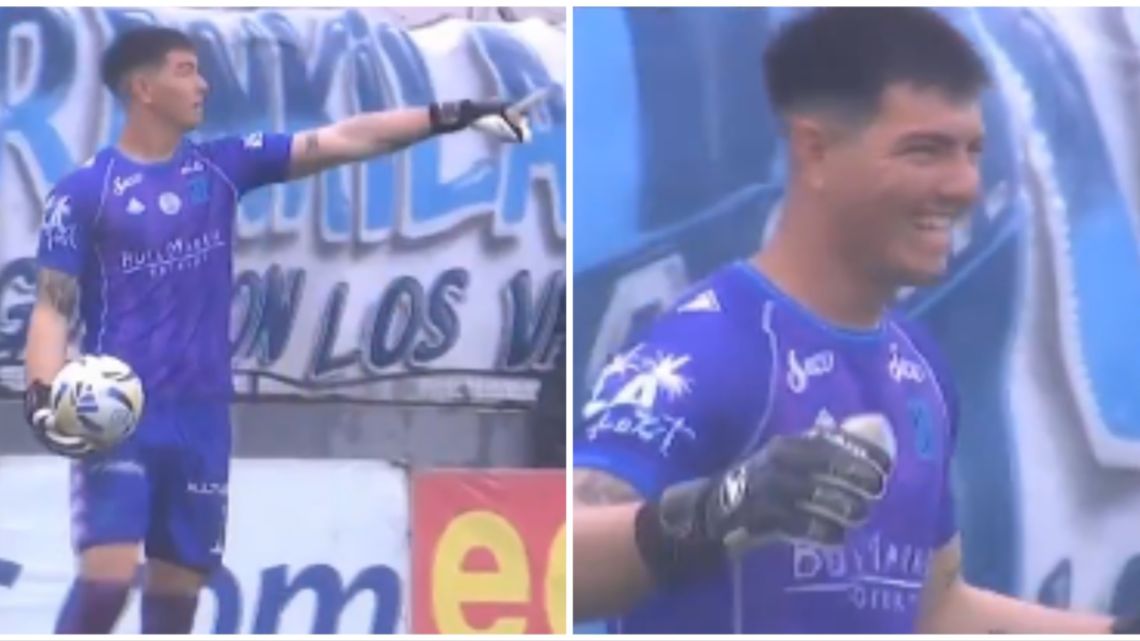 El arquero de San Telmo marcó un golazo de arco a arco y asombró a todo el fútbol argentino