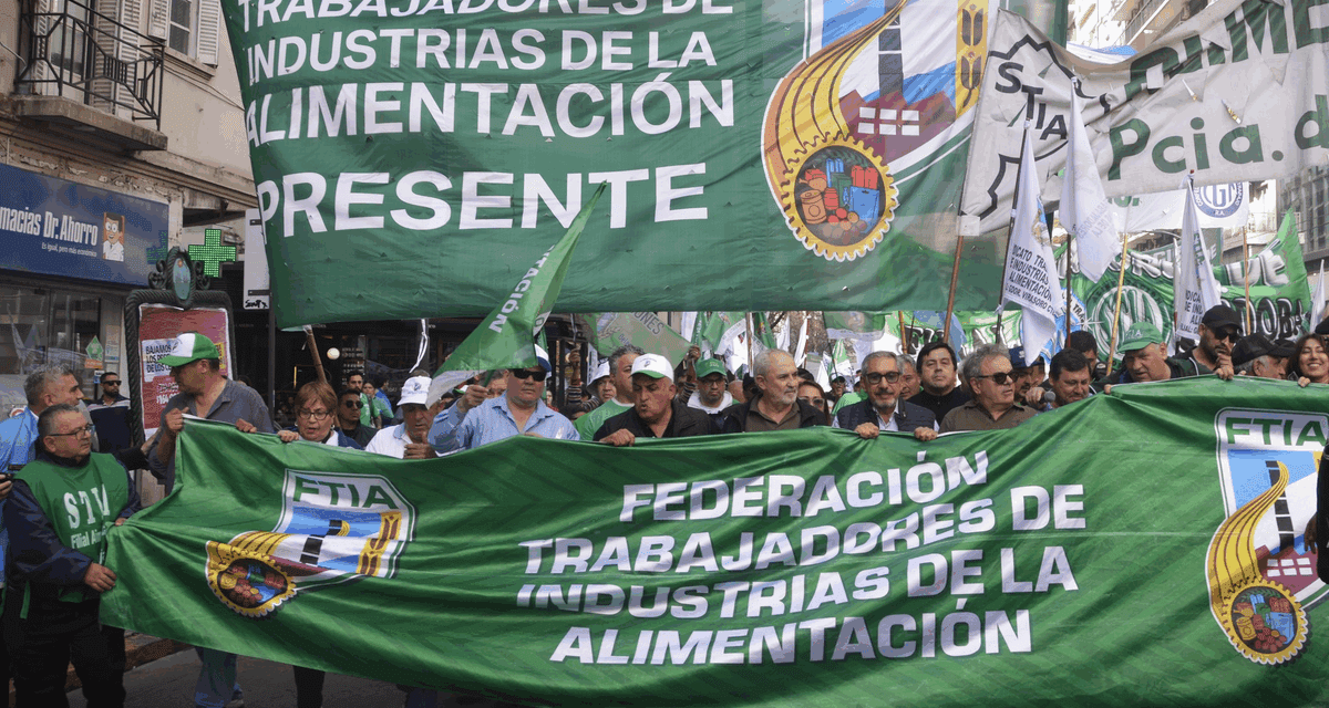 Se suspendieron los paros del sindicato de Alimentación luego de que el Gobierno dictara la conciliación obligatoria