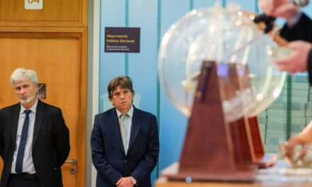 la Dirección Nacional Electoral realizó el sorteo de los espacios publicitarios