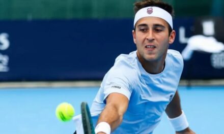 Tomás Etcheverry sufrió una lesión y se despidió del ATP de Hangzhou en cuartos de final