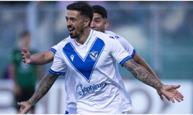 Manuel Lanzini anotó por primera vez con Vélez y se llevó una victoria ante San Martín de San Juan