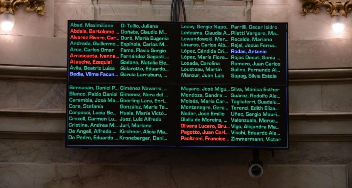 Así votaron los senadores para rechazar el veto a la emergencia en discapacidad