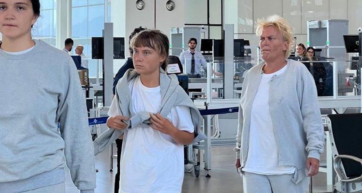 Israel deportó a Greta Thunberg y a más de 170 activistas tras interceptar la embarcación humanitaria rumbo a Gaza