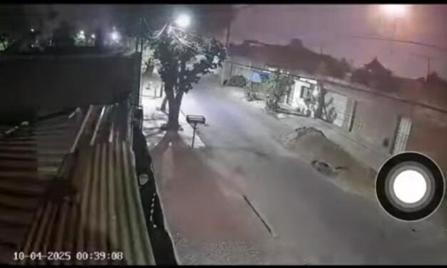 Vecinos reportaron un extraño fenómeno luminoso en la madrugada sanjuanina (video)