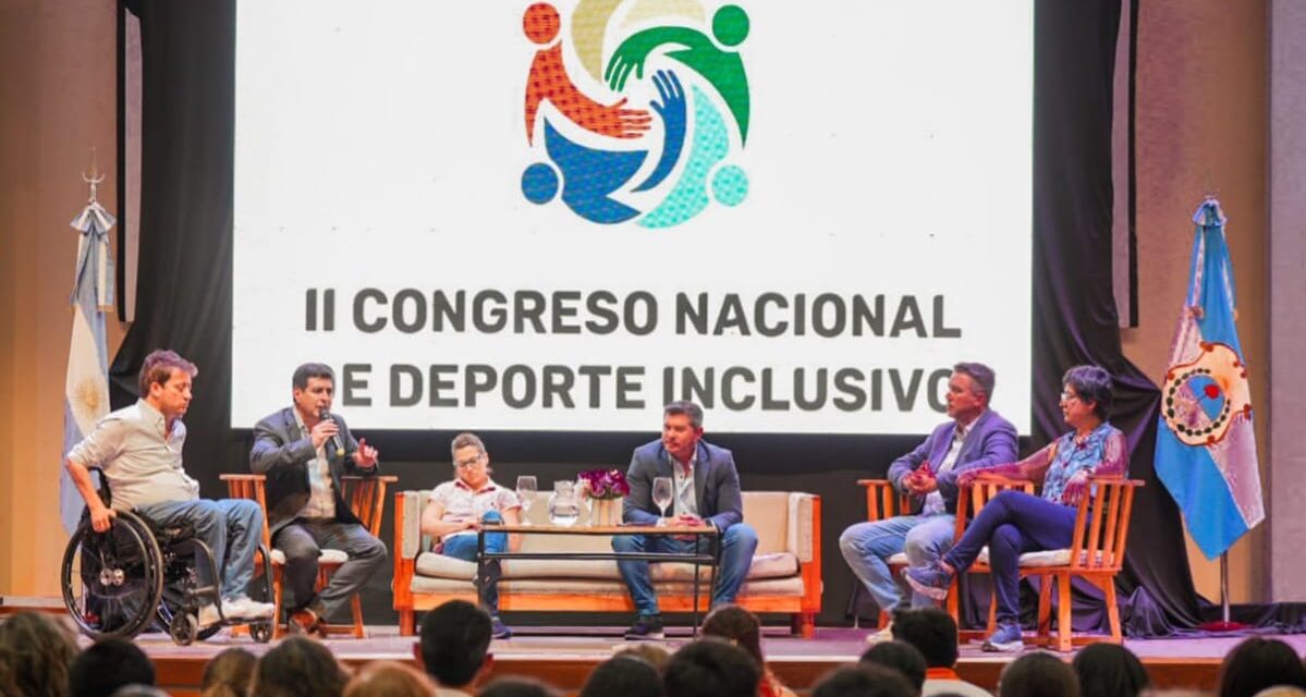 Orrego acompañó el Congreso Nacional de Deporte Inclusivo en San Juan