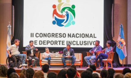 Orrego acompañó el Congreso Nacional de Deporte Inclusivo en San Juan