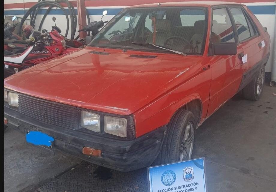 Secuestran un Renault 11 con pedido de captura por estafa en Pocito
