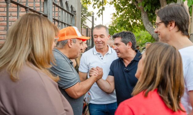 “Necesitamos que los sanjuaninos vayan a votar”, el mensaje de Orrego en su visita a Capital