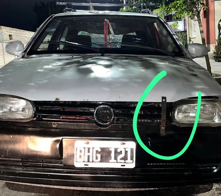 Fue detenido con una batería robada en pleno centro capitalino