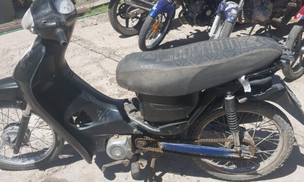 Recuperan moto robada hace casi dos años en Albardón