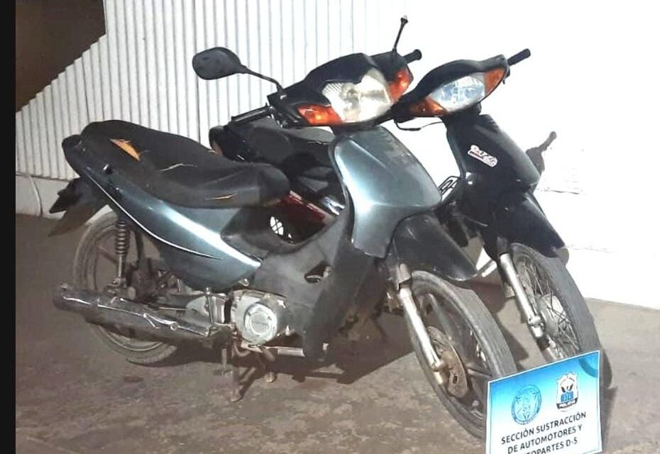 Secuestran motos con números borrados en Chimbas y Rivadavia