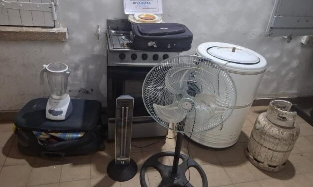 Recuperan objetos robados de una vivienda en Rivadavia