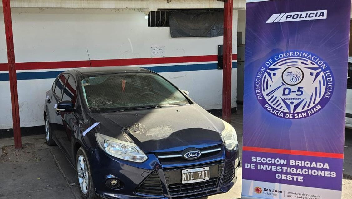 Secuestran vehículo vinculado a un millonario robo en Mendoza