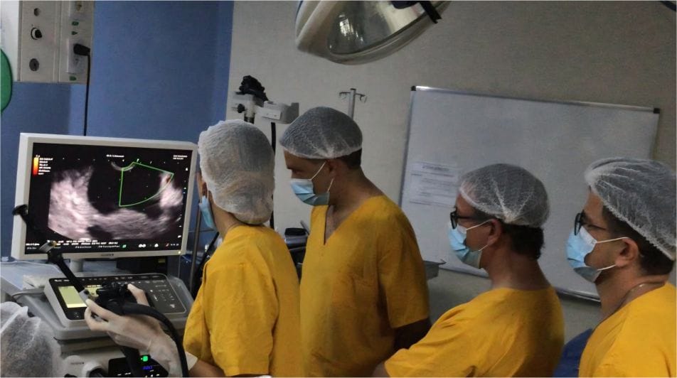 Por primera vez en la provincia, el Rawson trató patologías pancreáticas pediátricas con ecoendoscopía