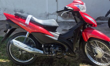 Detenido en Rawson por circular en una moto robada