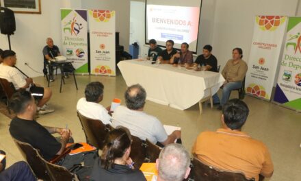 Capacitación deportiva en Sarmiento con «Construyendo Valores»