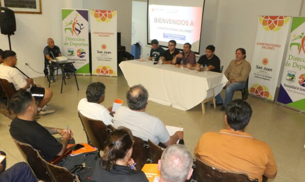 Capacitación deportiva en Sarmiento con «Construyendo Valores»