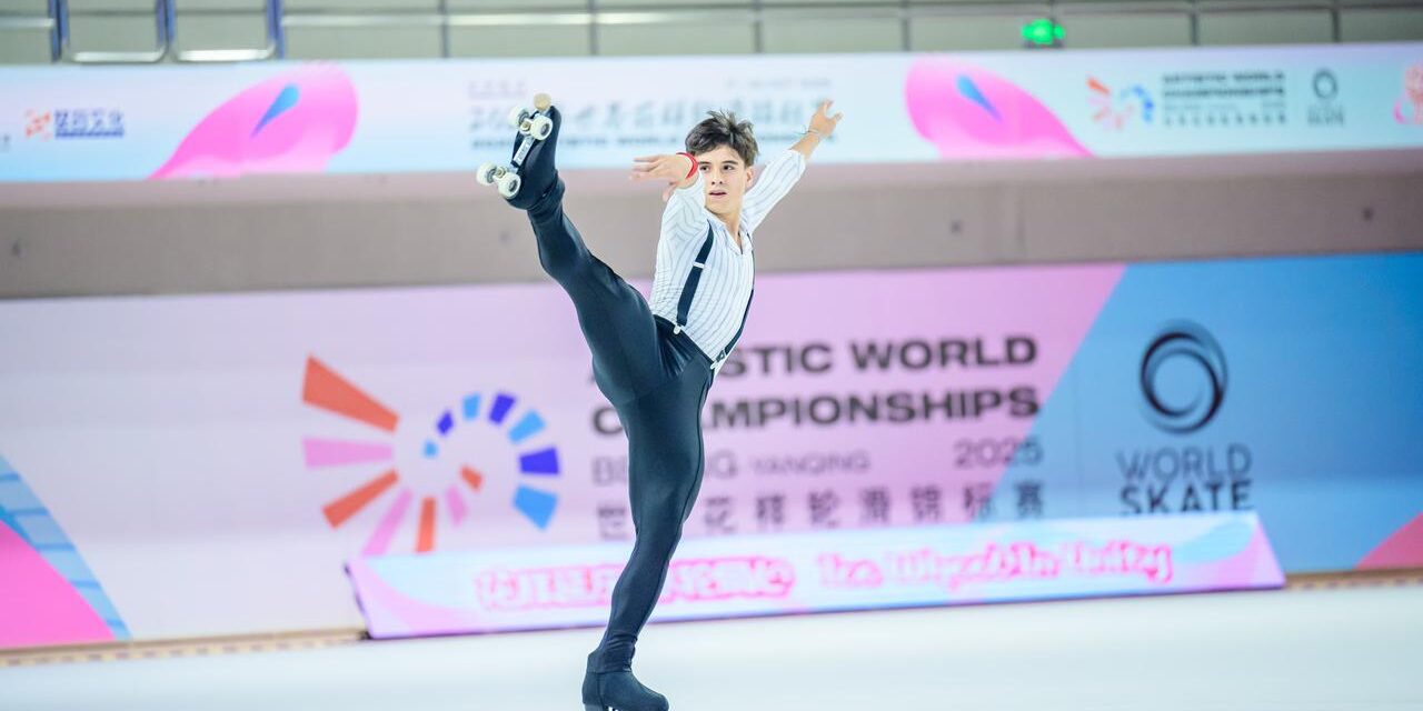 Ignacio Salas, el sanjuanino que brilla en el Mundial de Patinaje Artístico en Beijing